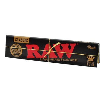 Бумага RAW Black Classic KS Slim - Бренд RAW - Магазин бонгов бонгшоп.рф